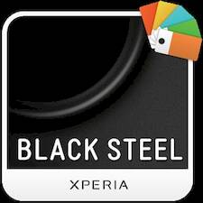 XPERIA Black Steel Theme 
