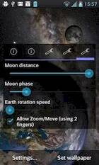 Earth & Moon in HD Gyro 3D PRO 