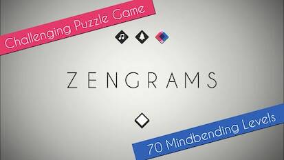 Zengrams- Tangram Puzzle Board 