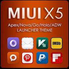 MIUI X5 HD Apex/Nova/ADW Theme 