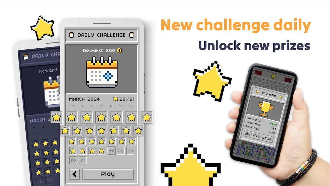 Minesweeper  [МОД Много монет] Screenshot 2