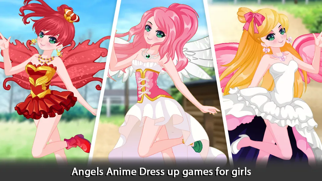 Dress Up Angel Anime Girl Game  [МОД Unlimited Money] Screenshot 5