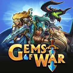 Скачать взломанную Gems of War - Match 3 RPG (Гемс оф Вар)  [МОД Unlocked] - полная версия apk на Андроид