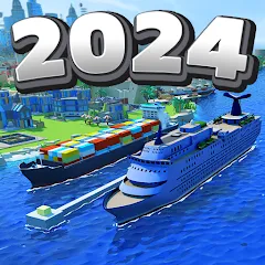 Скачать взлом Sea Port: Cargo Boat Tycoon (Си Порт)  [МОД Много денег] - стабильная версия apk на Андроид