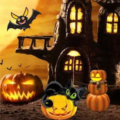 Скачать взлом Halloween Hidden Objects (Хэллоуин Скрытые Объекты)  [МОД Menu] - полная версия apk на Андроид