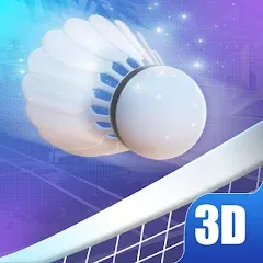 Скачать взломанную Badminton Blitz - PVP online (Бэдминтон Блиц)  [МОД Бесконечные монеты] - стабильная версия apk на Андроид