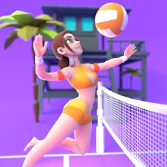 Взлом Beach Volleyball Game (Бичволлейбол игра)  [МОД Menu] - стабильная версия apk на Андроид
