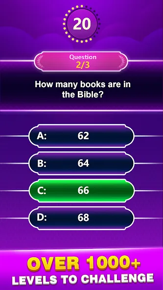Bible Trivia - Word Quiz Game (Библейская викторина)  [МОД Бесконечные монеты] Screenshot 2