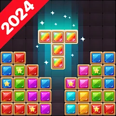 Скачать взломанную Block Puzzle: Diamond Star  [МОД Много денег] - полная версия apk на Андроид