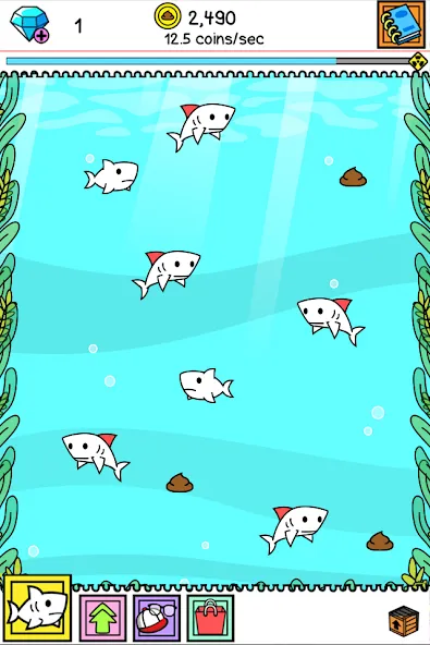 Shark Evolution: Idle Game (Шарк Эволюшн)  [МОД Unlimited Money] Screenshot 5