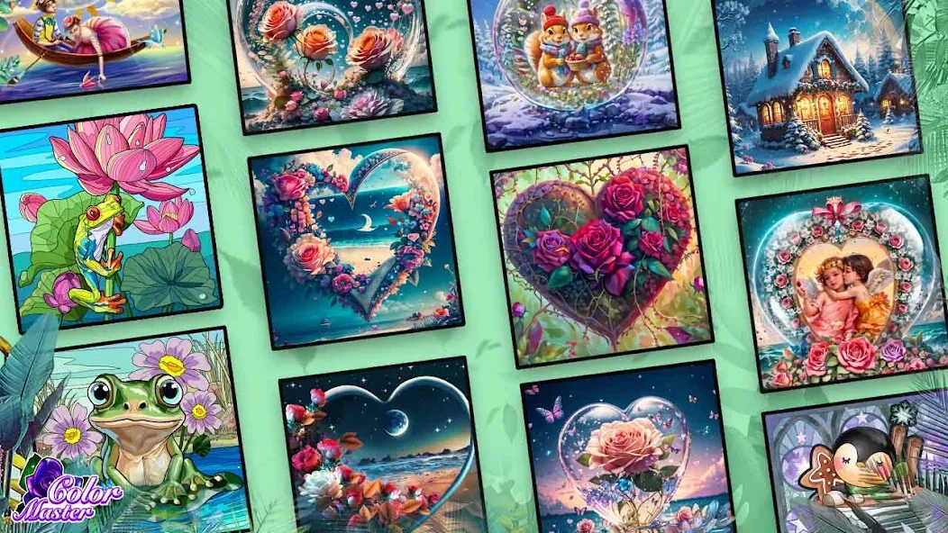 Color Master - Color by Number (Колор Мастер Про)  [МОД Бесконечные деньги] Screenshot 1