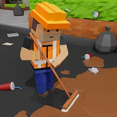 Взломанная Cleaning Idle (Клининг Айдл)  [МОД Все открыто] - последняя версия apk на Андроид