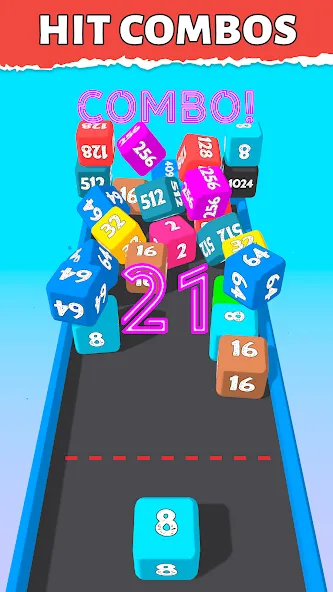 Bounce Merge 2048 Join Numbers  [МОД Все открыто] Screenshot 5
