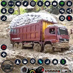 Скачать взломанную Mud Truck Runner Simulator 3D  [МОД Menu] - стабильная версия apk на Андроид
