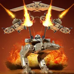 Взломанная Assault Bots: Multiplayer (Ассальт Ботс)  [МОД Все открыто] - полная версия apk на Андроид