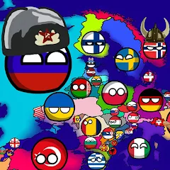 Взломанная Countryballs: World War Simula (Кантриболс)  [МОД Меню] - полная версия apk на Андроид