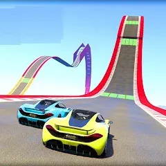 Взлом Mega Ramp Car Offline Games  [МОД Бесконечные деньги] - стабильная версия apk на Андроид