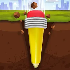 Взлом Pen Dig (Пен Диг)  [МОД Unlimited Money] - последняя версия apk на Андроид