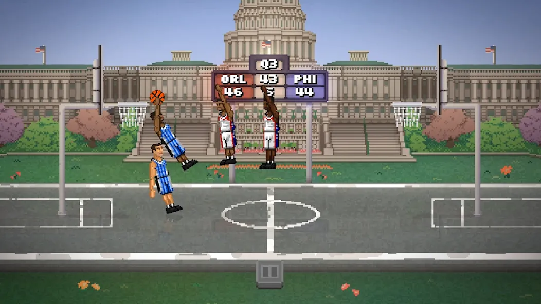 Bouncy Basketball (Баунси Баскетбол)  [МОД Mega Pack] Screenshot 2