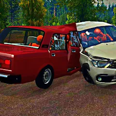 Взлом АВТОВАЗ КРАШ ТЕСТ СИМУЛЯТОР  [МОД Unlocked] - полная версия apk на Андроид