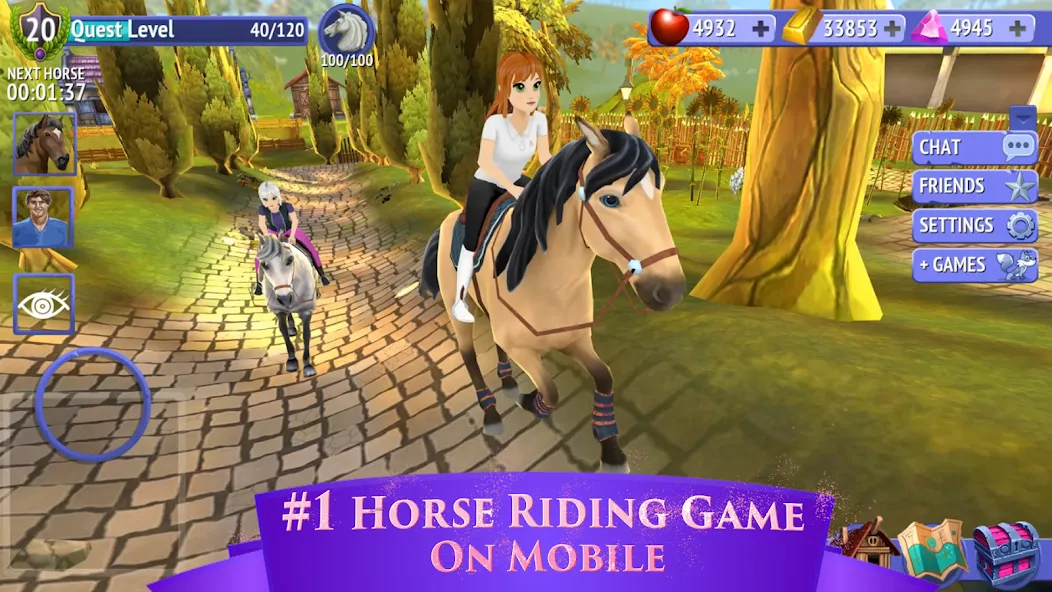 Horse Riding Tales - Wild Pony (Хорс Райдинг Тейлс)  [МОД Много монет] Screenshot 3