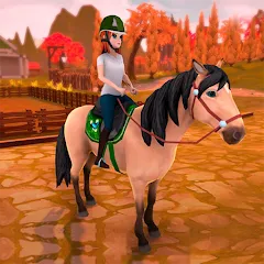 Взлом Horse Riding Tales - Wild Pony (Хорс Райдинг Тейлс)  [МОД Много монет] - последняя версия apk на Андроид