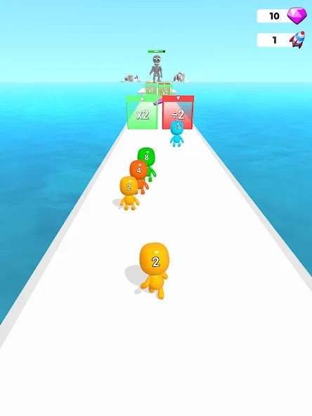 Man Runner 2048: Run and Merge (Мэн Раннер 2048)  [МОД Бесконечные деньги] Screenshot 5