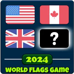 Взломанная World Flags Quiz Game (Ворлд Флагс Квиз Гейм)  [МОД Много денег] - полная версия apk на Андроид