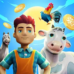 Скачать взломанную CropBytes: A Crypto Farm Game (КропБайтс)  [МОД Unlocked] - полная версия apk на Андроид