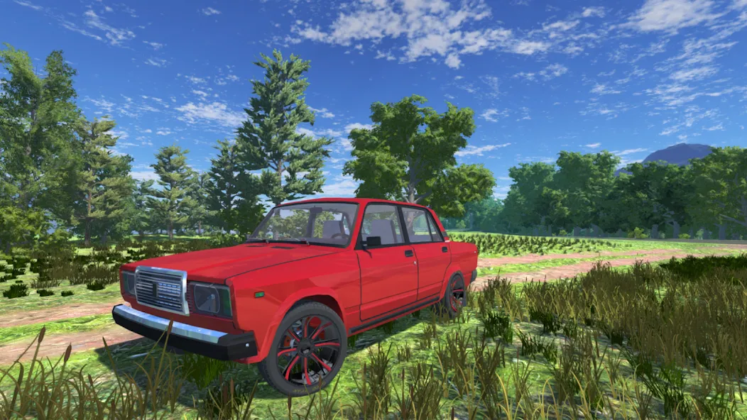 Russian Car Lada 3D  [МОД Menu] Screenshot 2