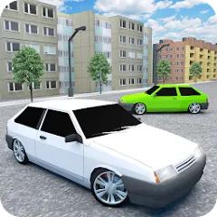 Взломанная Russian Cars: 8 in City  [МОД Menu] - последняя версия apk на Андроид