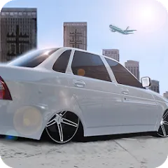Взлом Russian Cars: Priorik  [МОД Mega Pack] - последняя версия apk на Андроид