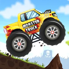 Скачать взломанную Kids Monster Truck Racing Game  [МОД Unlimited Money] - стабильная версия apk на Андроид