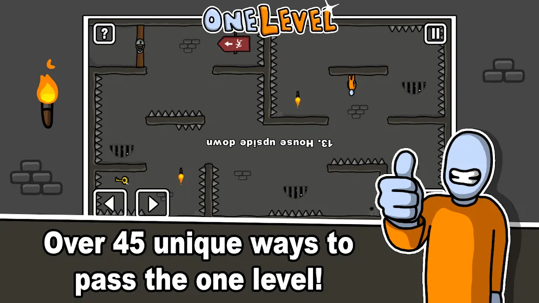 One Level: Stickman Jailbreak (Уан Левел)  [МОД Все открыто] Screenshot 2