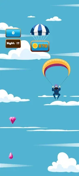 The Parachute (Зе Пэрашют)  [МОД Много монет] Screenshot 4