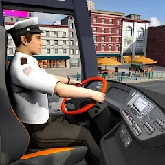 Взлом City Coach Bus City Bus Games  [МОД Все открыто] - последняя версия apk на Андроид