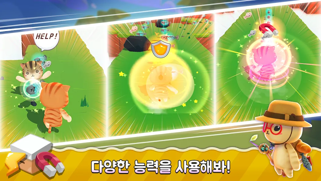 Super Cats Run (Супер Кэтс Ран)  [МОД Unlocked] Screenshot 3