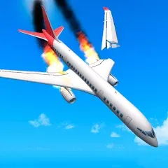 Взлом Plane Crash: Flight Simulator (Плейн Краш)  [МОД Много денег] - полная версия apk на Андроид