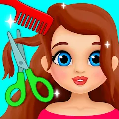 Скачать взломанную Hair salon  [МОД Unlocked] - стабильная версия apk на Андроид