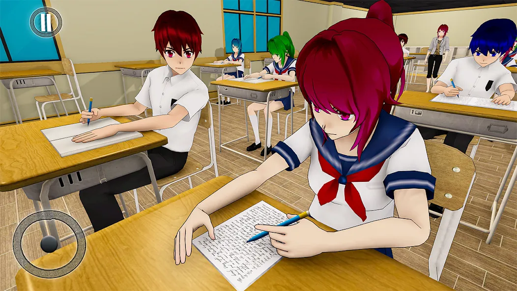 Anime Girl School Teacher 3D  [МОД Unlocked] Screenshot 1