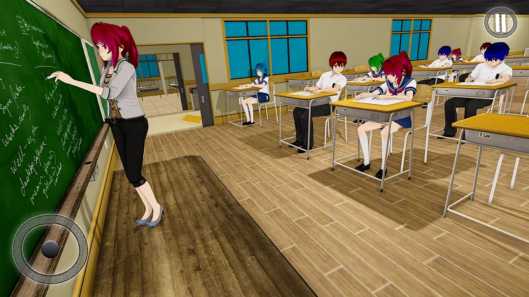 Anime Girl School Teacher 3D  [МОД Unlocked] Screenshot 2