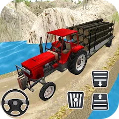 Скачать взломанную Rural Farming - Tractor games  [МОД Много монет] - полная версия apk на Андроид