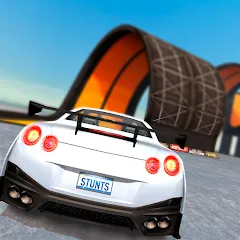 Взломанная Car Stunt Races: Mega Ramps (Кар Стант Рейсы)  [МОД Много денег] - стабильная версия apk на Андроид