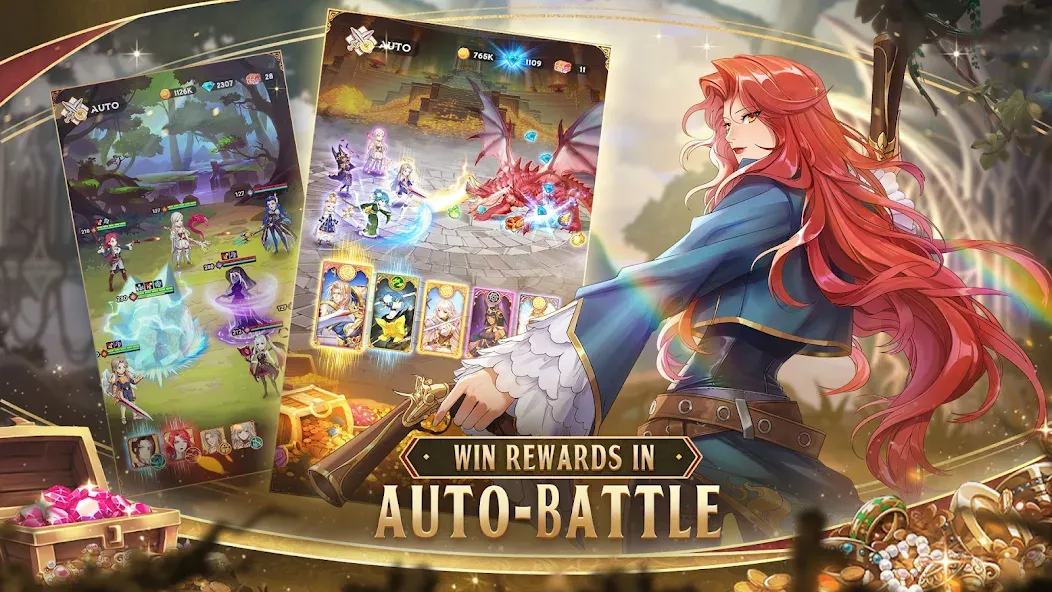 Legend of Almia:idle RPG (Легенда о Альмии)  [МОД Menu] Screenshot 3