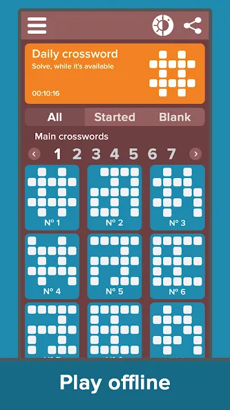 Crossword: Grand collection  [МОД Бесконечные деньги] Screenshot 3