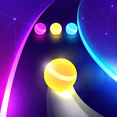 Скачать взломанную Dancing Road: Color Ball Run! (Дансинг Роад)  [МОД Unlimited Money] - полная версия apk на Андроид
