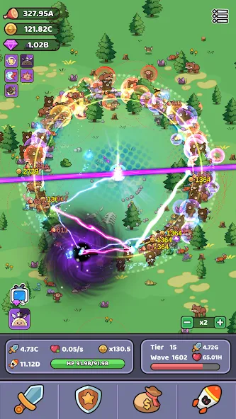 Wild Survival - Idle Defense (Уайлд Сурвивал)  [МОД Много монет] Screenshot 2