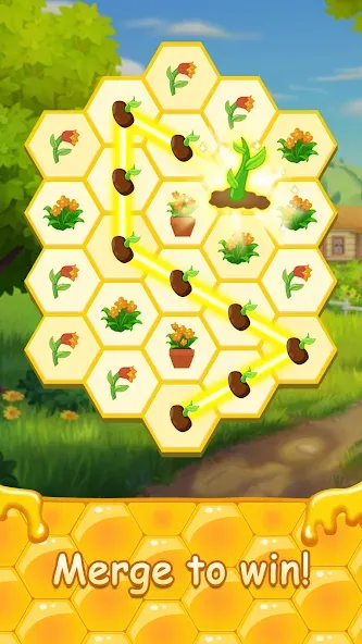 Honey Bottles - merge puzzle (Хани Ботлс)  [МОД Unlocked] Screenshot 2