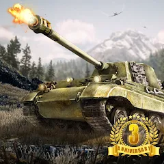 Скачать взлом Tank Warfare: PvP Battle Game (Танковое сражение)  [МОД Mega Pack] - полная версия apk на Андроид