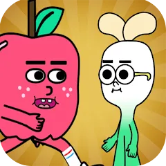 Взломанная apple and onion running game (эппл энд онион раннинг гейм)  [МОД Бесконечные деньги] - последняя версия apk на Андроид